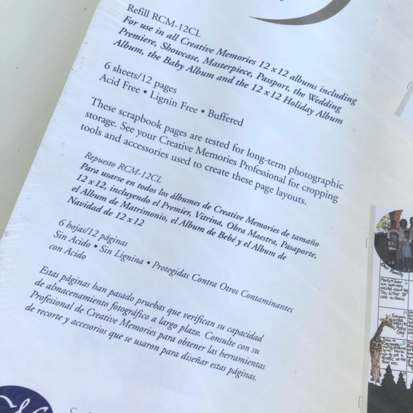 Creative Memories CM Border Basic Calendar Grid Scrapbook Pages 12x12 rcm-12cl - Picture 7 of 11